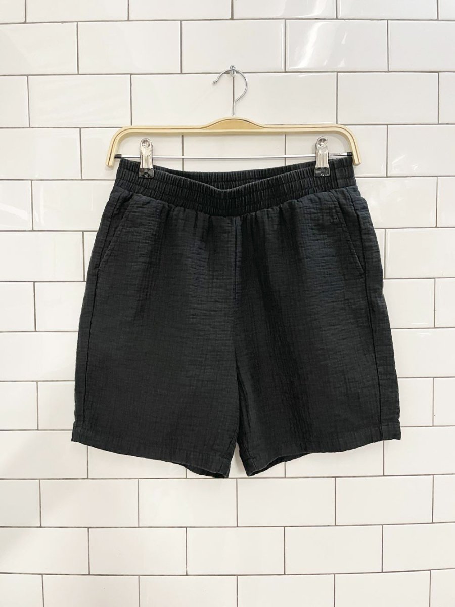 oak + fort gauze cotton lounge short - good market thrift store