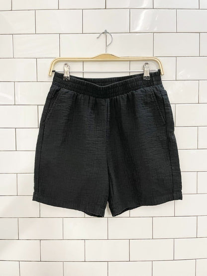 oak + fort gauze cotton lounge short - good market thrift store