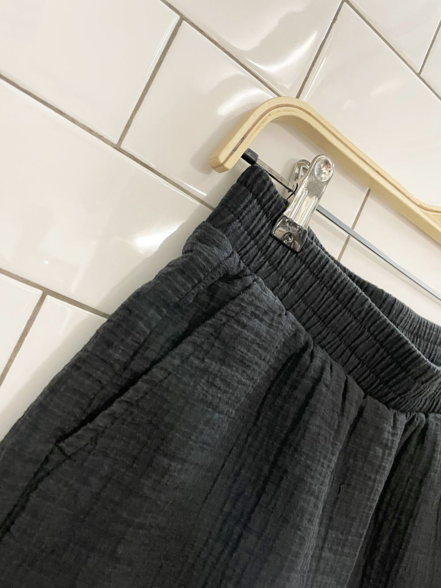 oak + fort gauze cotton lounge short - good market thrift store