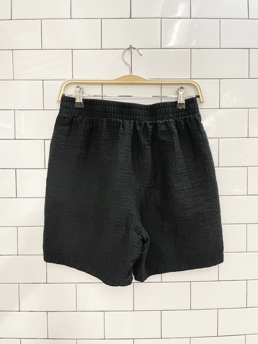 oak + fort gauze cotton lounge short - good market thrift store