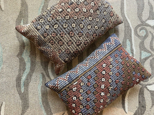 x2 rug & weave vintage kilim pillows