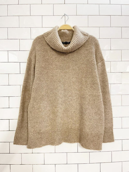 nwt banana republic wool - alpaca cozy knit turtleneck - good market thrift store