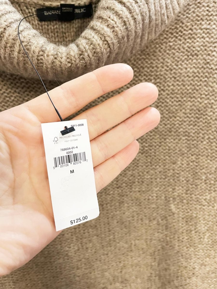 nwt banana republic wool - alpaca cozy knit turtleneck - good market thrift store