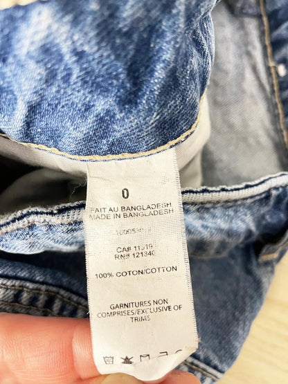 garage festival cut off denim short - good market thrift store