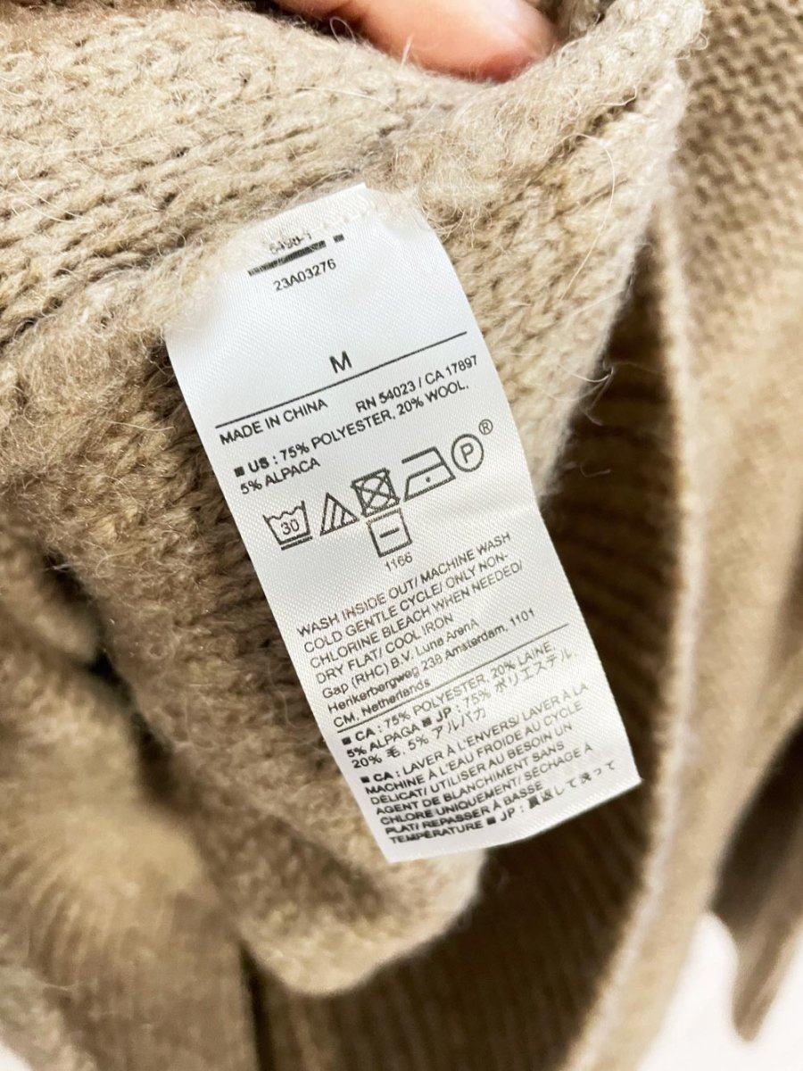 nwt banana republic wool - alpaca cozy knit turtleneck - good market thrift store