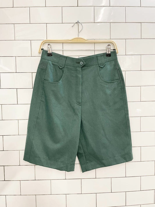vintage hucke wool - blend long trouser short | made in Germany - good market thrift store