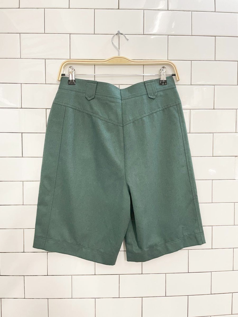 vintage hucke wool - blend long trouser short | made in Germany - good market thrift store