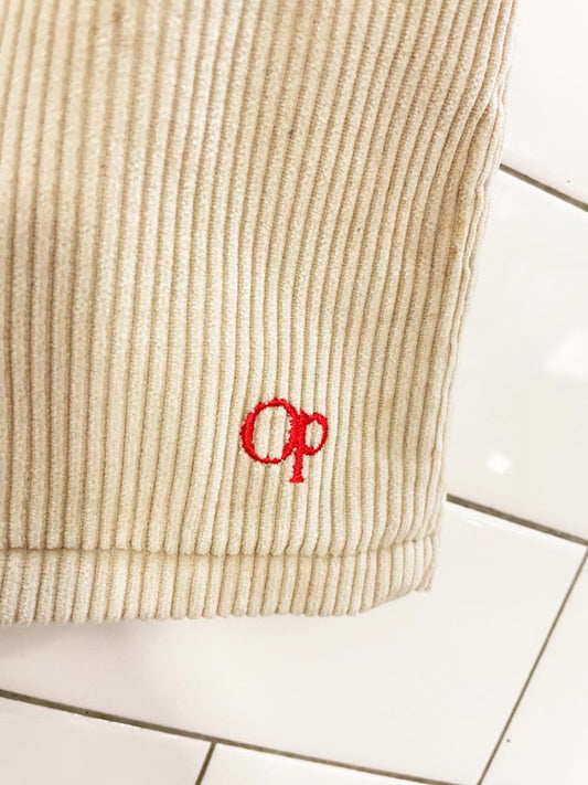 y2k ocean pacific chunky cord short | made in USA - good market thrift store