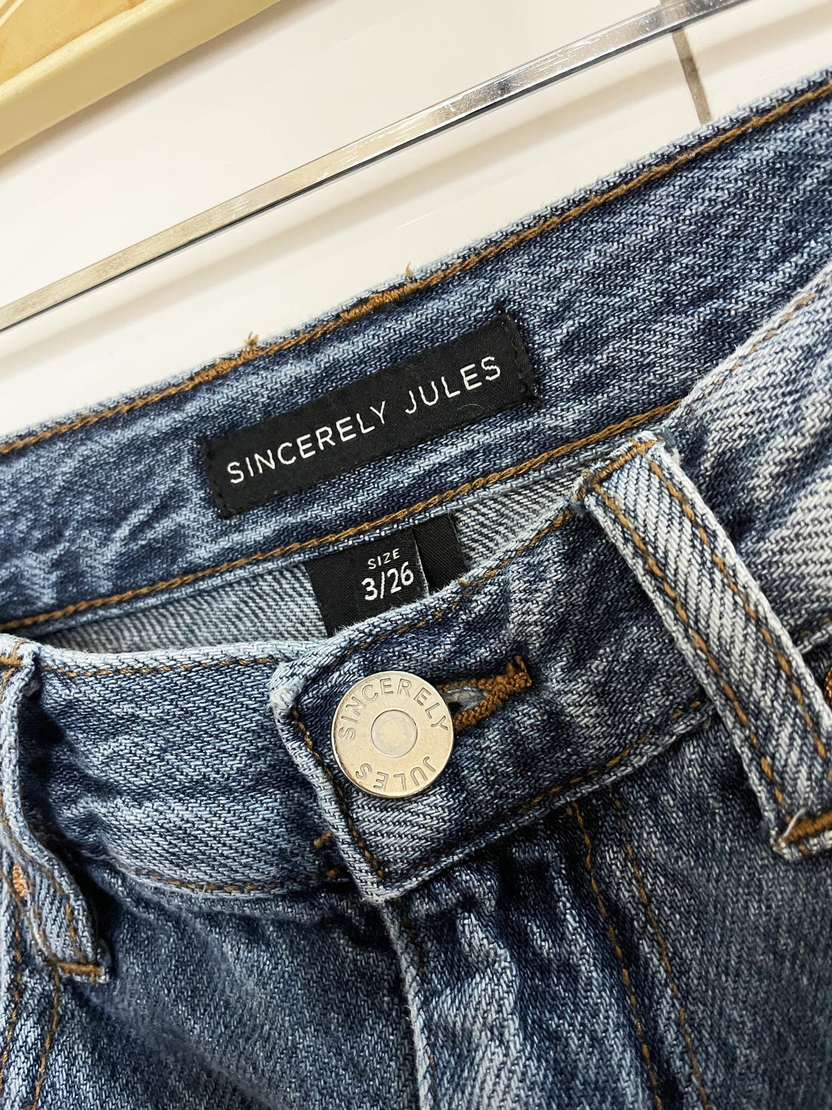 sincerely jules soft high rise barrel jeans