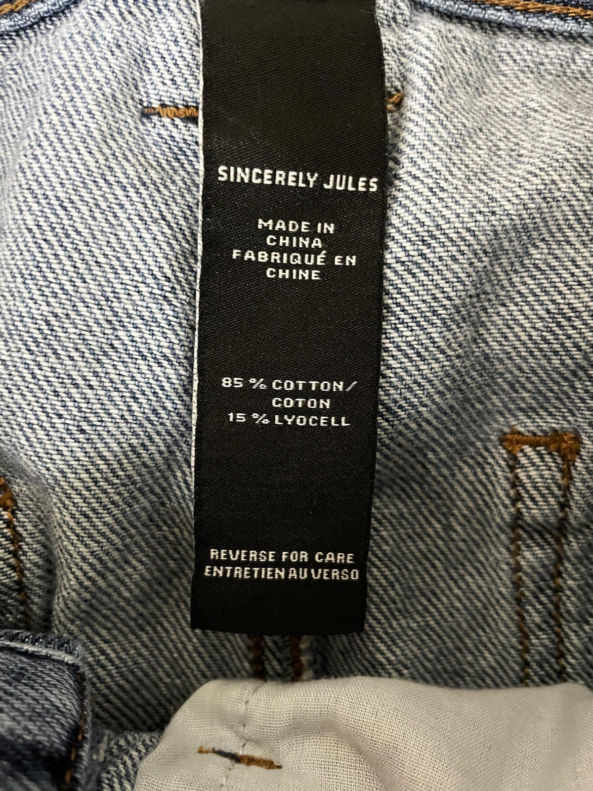 sincerely jules soft high rise barrel jeans