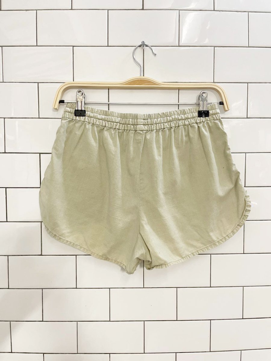 talula lyocell - cotton track short - good market thrift store