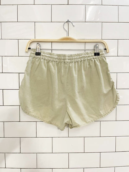 talula lyocell - cotton track short - good market thrift store
