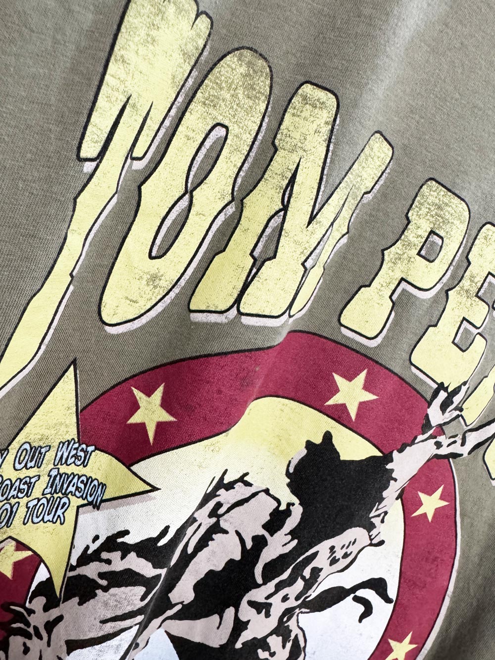 tom petty and the heartbreakers graphic band tee | perryscope
