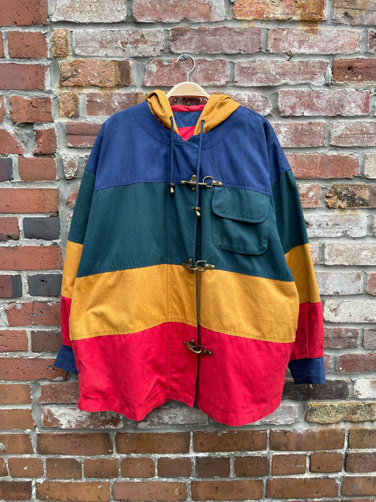 vintage 90s bb dakota colorblock field jacket
