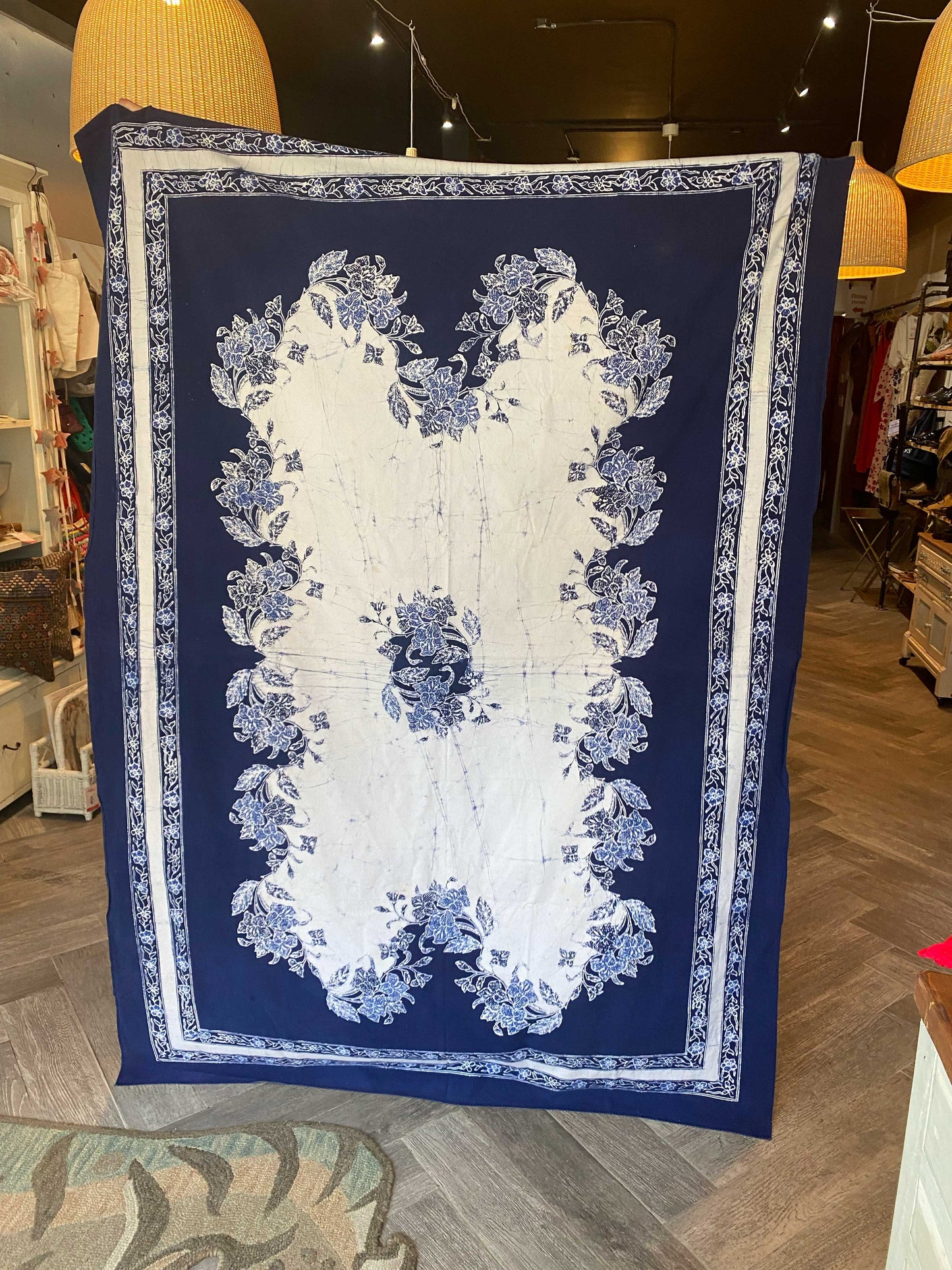 vintage wax dye beach/park blanket