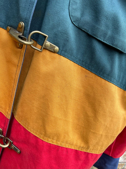vintage 90s bb dakota colorblock field jacket