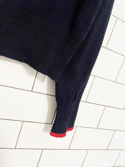 SET wool - cashmere zipped lips sweater | polyvore - good market thrift store