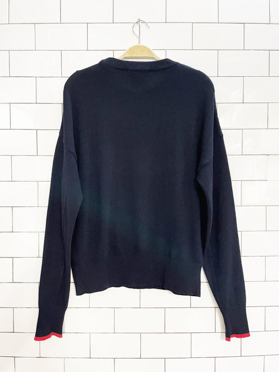 SET wool - cashmere zipped lips sweater | polyvore - good market thrift store