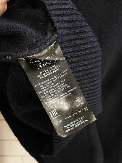 SET wool - cashmere zipped lips sweater | polyvore - good market thrift store