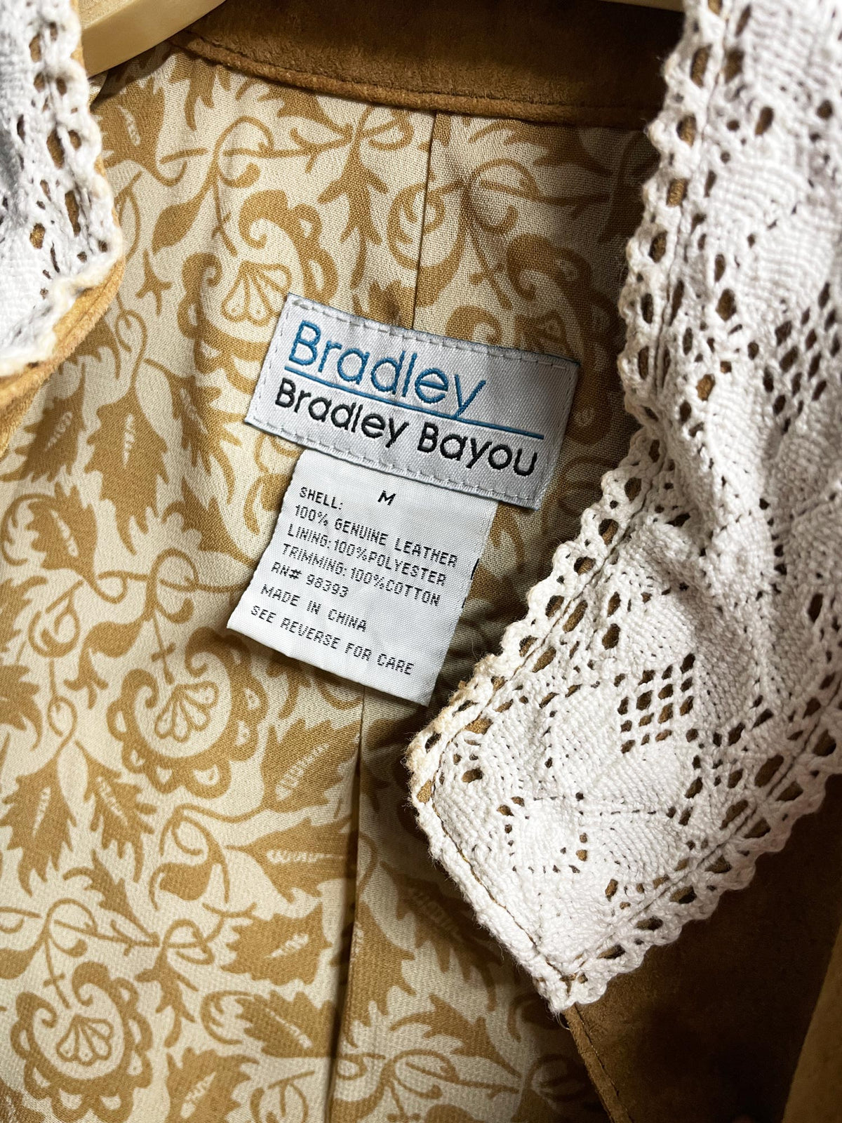 x2 vintage 00s bradley bayou suede crochet trim jacket + midi skirt | y2k