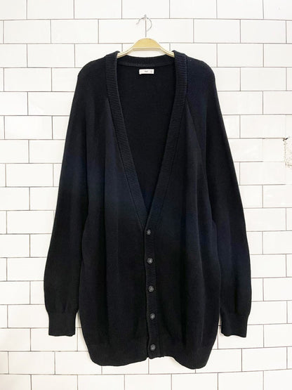 tna cotton - blend boyfriend knit cardigan | aritzia - good market thrift store