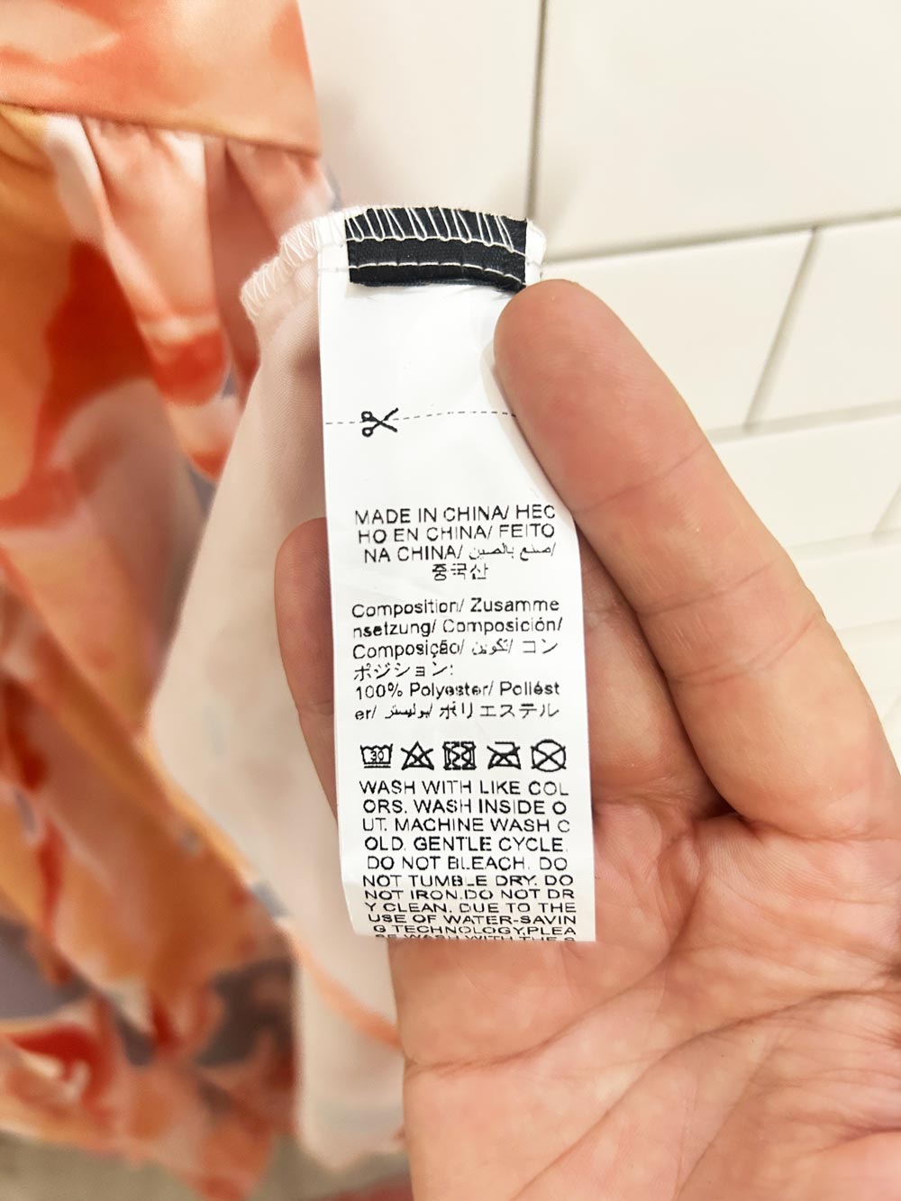 pastel ruched marble cut out midi dress - good market thrift store