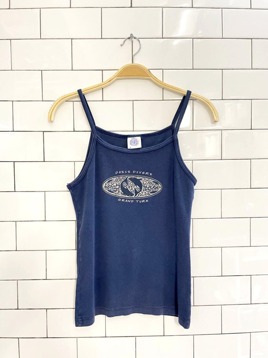 vintage 90s gravity graphics ocean divers tank - good market thrift store