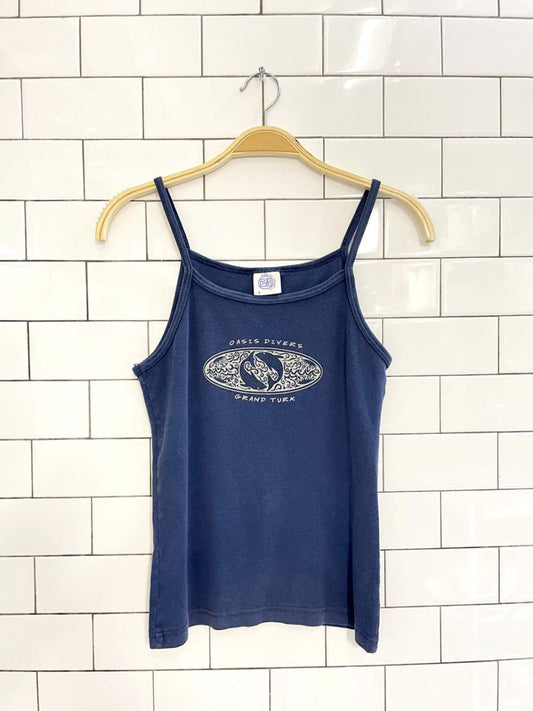 vintage 90s gravity graphics ocean divers tank - good market thrift store