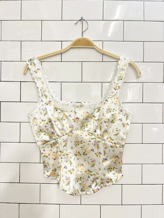 princess polly berlin satin corset top - good market thrift store