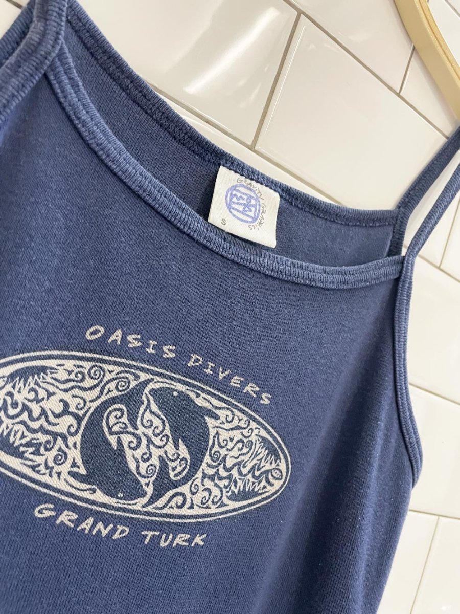 vintage 90s gravity graphics ocean divers tank - good market thrift store
