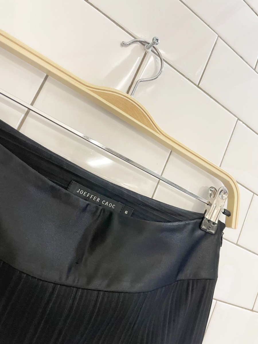 vintage 00s joeffer caoc wide leg tuxedo trouser - good market thrift store