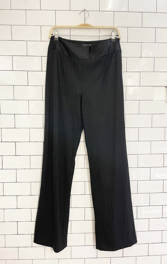 vintage 00s joeffer caoc wide leg tuxedo trouser - good market thrift store