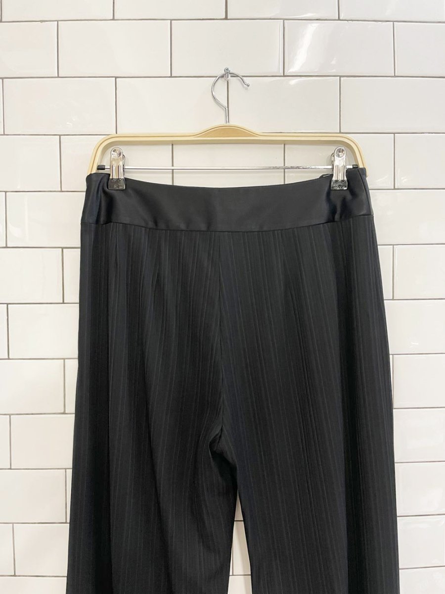 vintage 00s joeffer caoc wide leg tuxedo trouser - good market thrift store