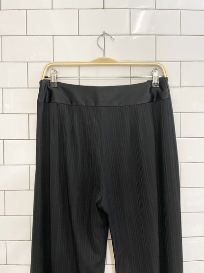 vintage 00s joeffer caoc wide leg tuxedo trouser - good market thrift store