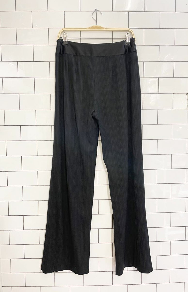vintage 00s joeffer caoc wide leg tuxedo trouser - good market thrift store