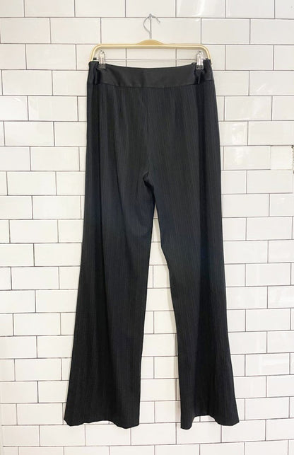 vintage 00s joeffer caoc wide leg tuxedo trouser - good market thrift store