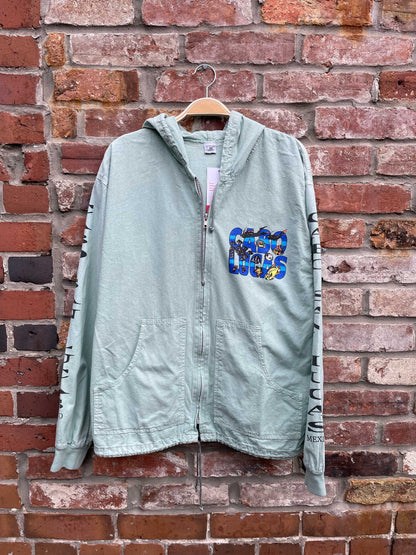 vintage cabos mexico cotton zip hoodie