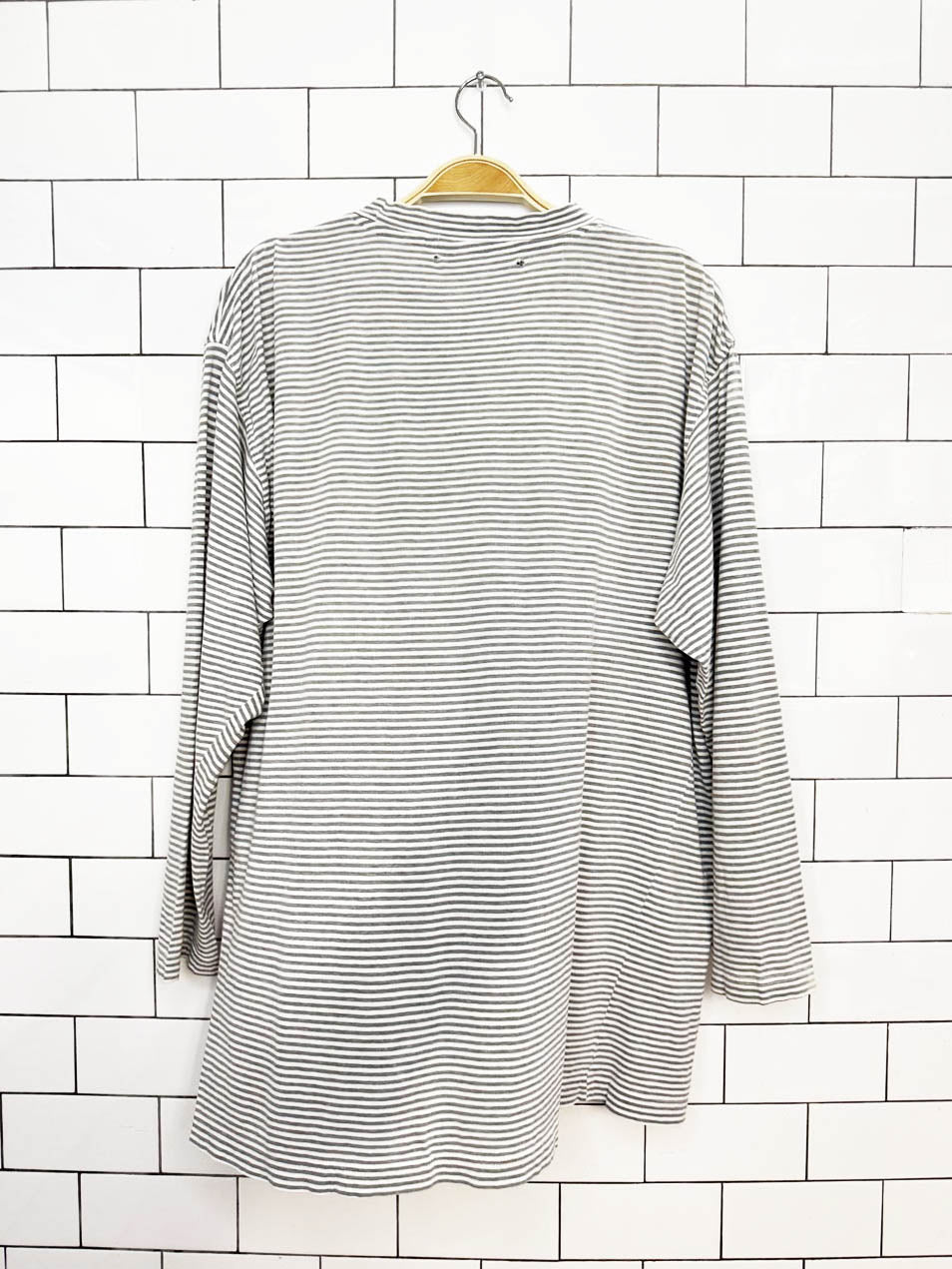 vintage 90s britches striped long sleeve lounge tee