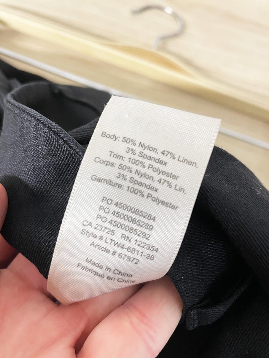 wilfred high rise linen - blend stretch short | aritzia - good market thrift store