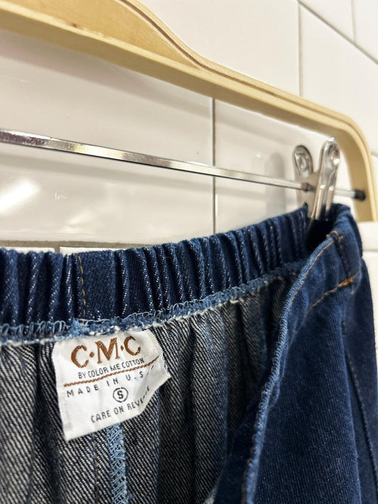 vintage 90's CMC denim maxi skirt | color me cotton - good market thrift store