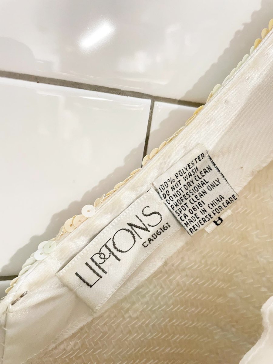 vintage liptons pastel sequin cocktail dress - good market thrift store