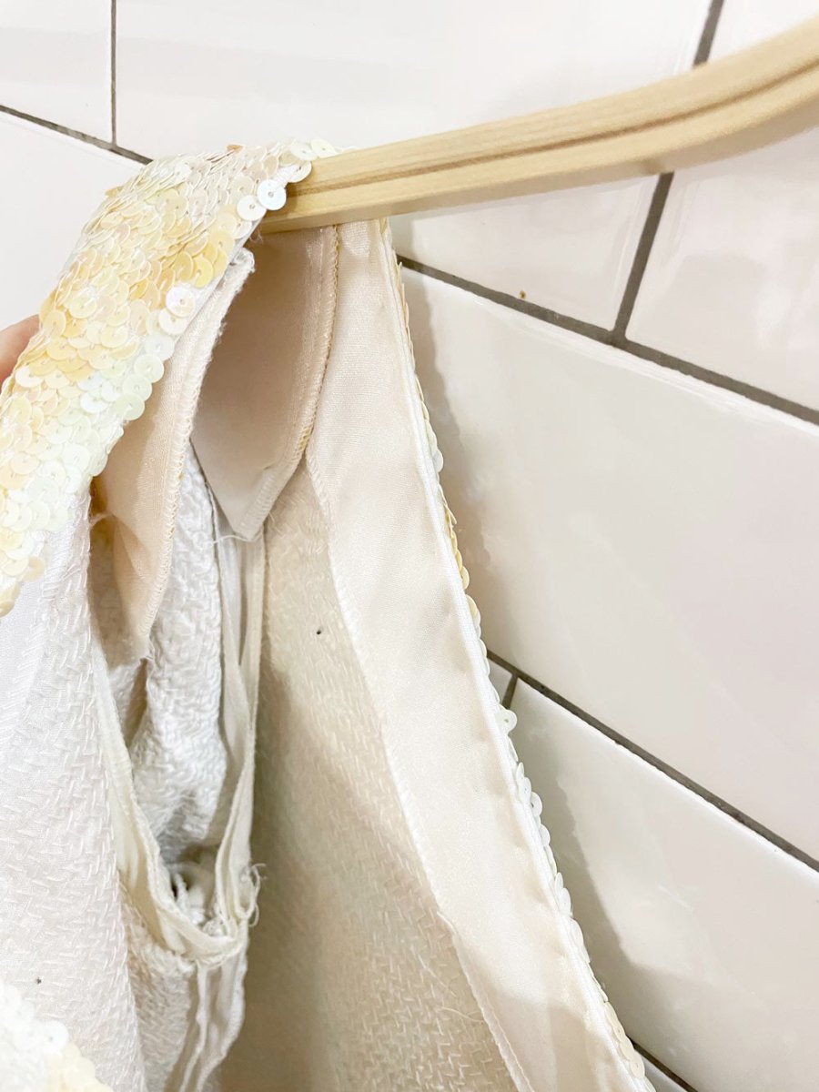 vintage liptons pastel sequin cocktail dress - good market thrift store