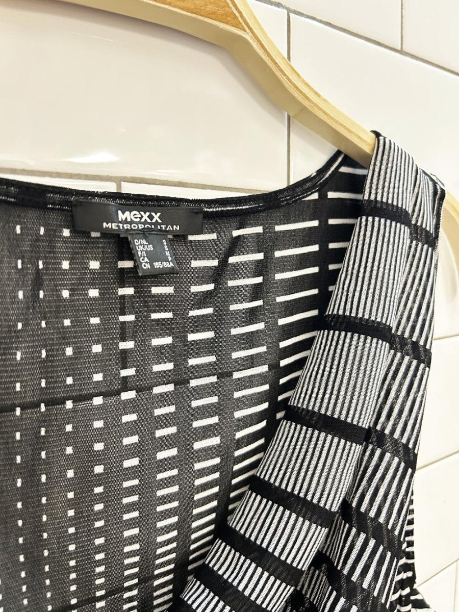 vintage 00s mexx ruched mesh cowl neck top - good market thrift store