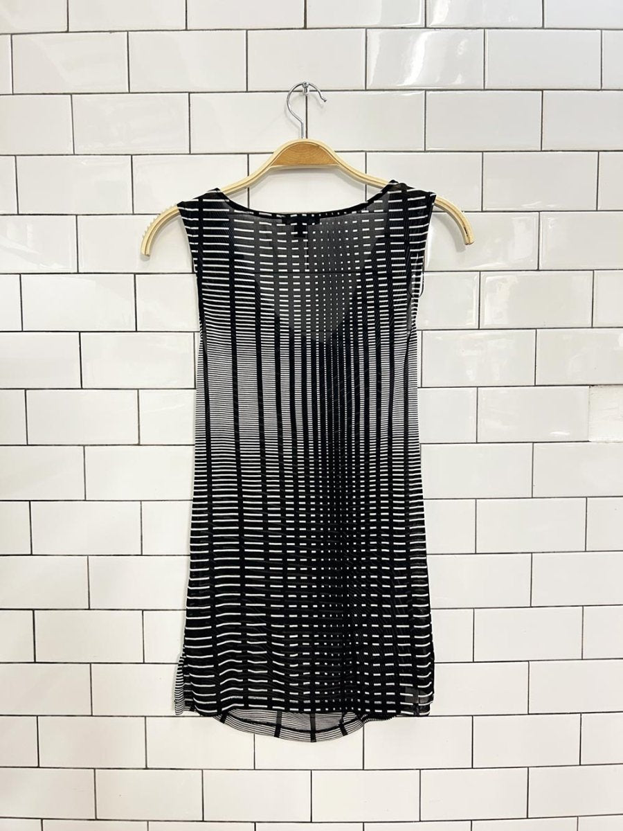 vintage 00s mexx ruched mesh cowl neck top - good market thrift store