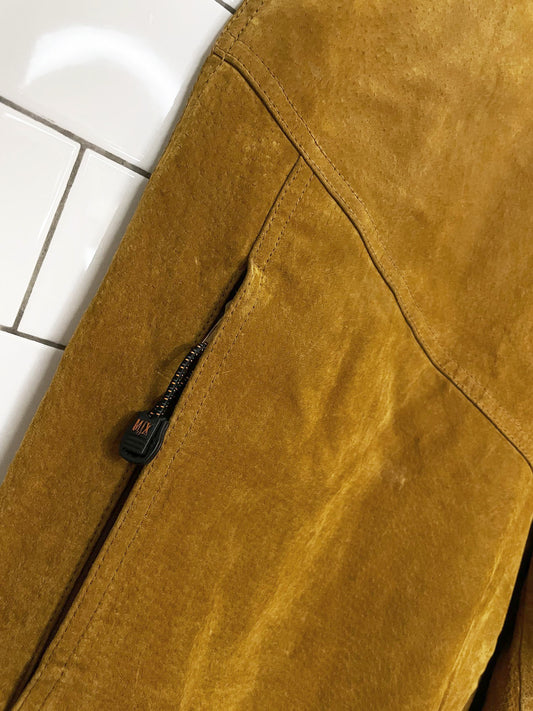 vintage wilsons x m. julian suede baggy leg utility pants