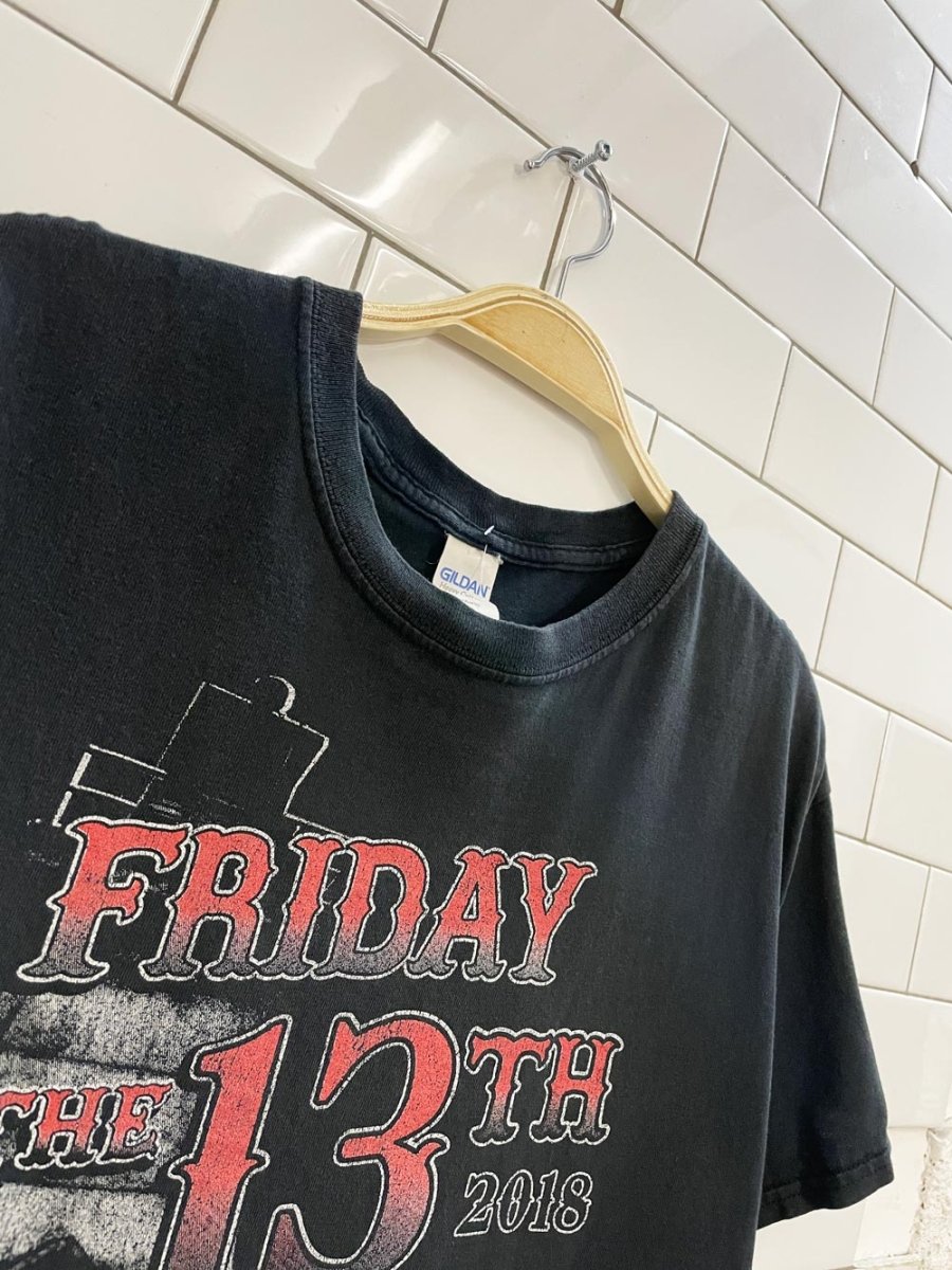 2018 friday the 13th bike rally tee - good market thrift store