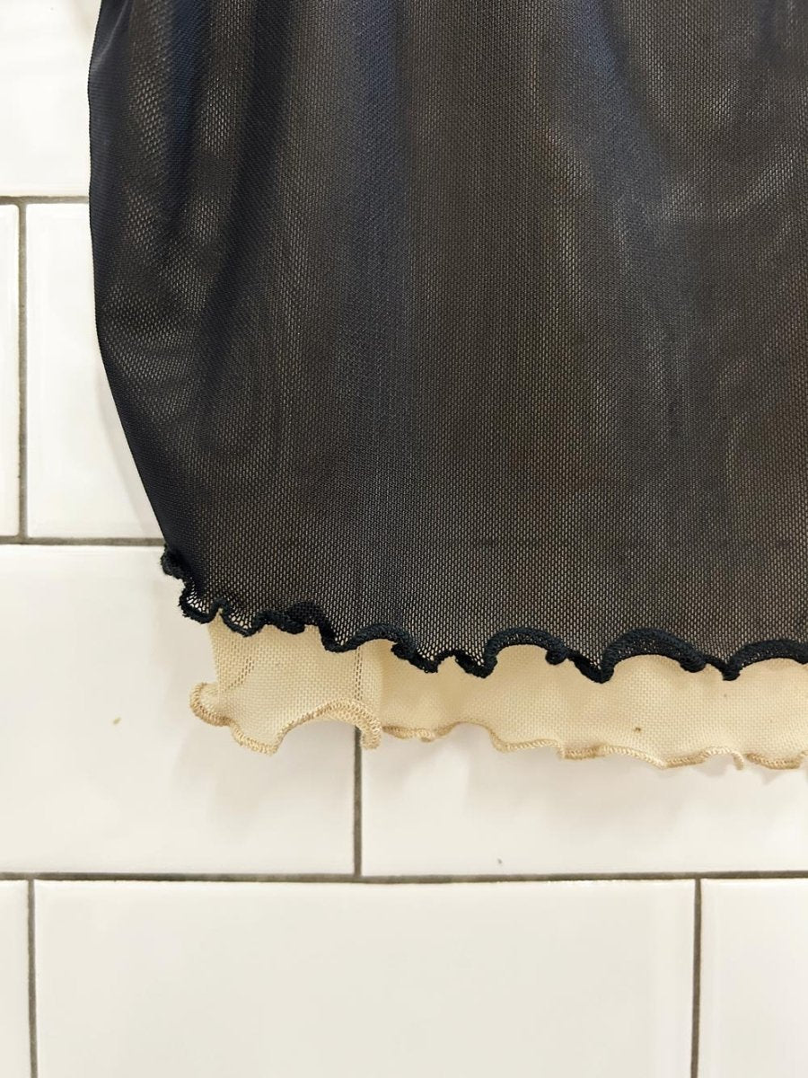 UO out from under cropped sheer tank top - good market thrift store