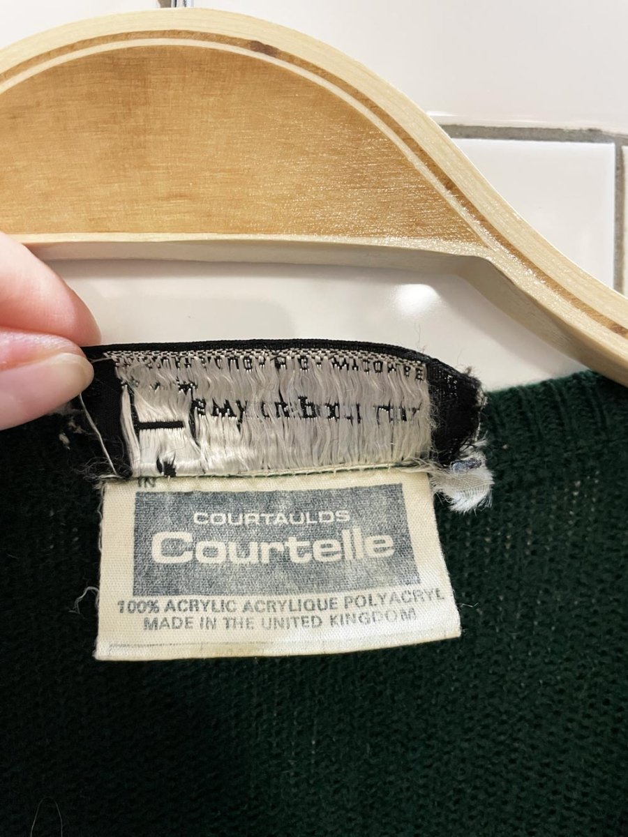 vintage mariners rugby football club v - neck knit sweater - good market thrift store