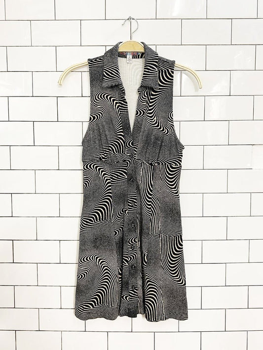 urban outfitters swirled knit mini dress - good market thrift store