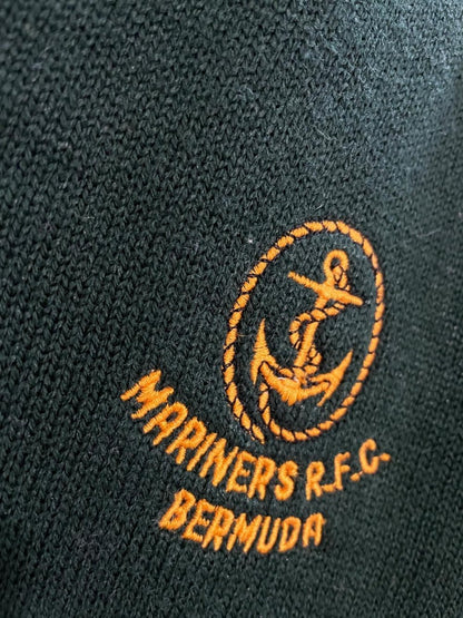 vintage mariners rugby football club v - neck knit sweater - good market thrift store
